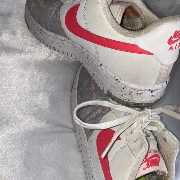 Recycle pink, white, and grey Air Force 1 - Picture 3 of 9
